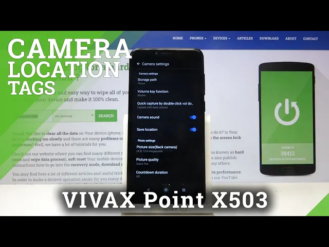 Video thumbnail for How to Activate Camera Location Tags in VIVAX Point X503 – Enable Camera Location Tagas