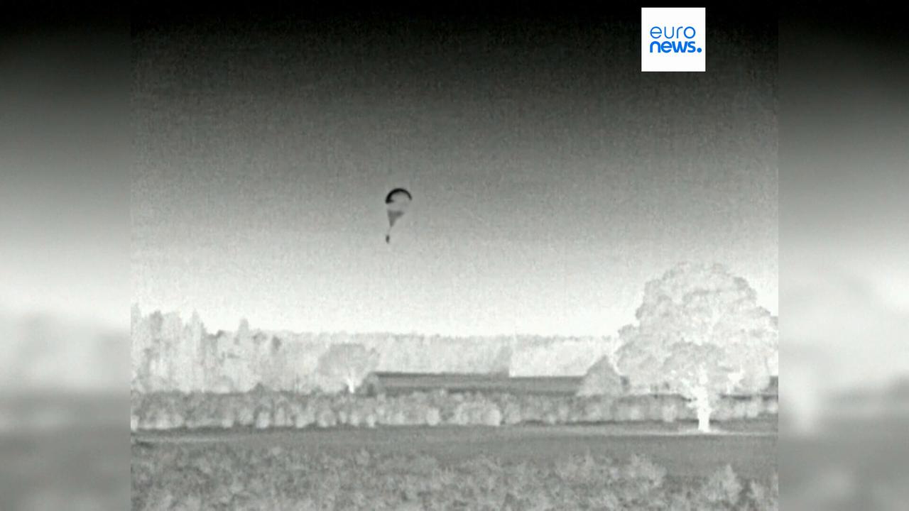 Video thumbnail for Lithuania arrests 21 in alleged cigarette smuggling ring using weather balloons from Belarus