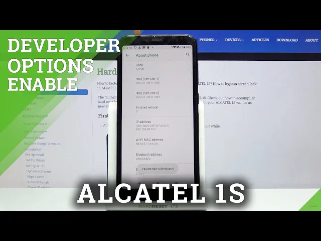 Video thumbnail for How to Find Developer Options in ALCATEL 1S – Enter Developer Mode