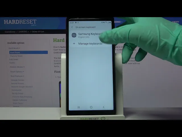 Video thumbnail for How to Enter Text Correction Options on Samsung Galaxy A3 Core – Turn On Keyboard Options