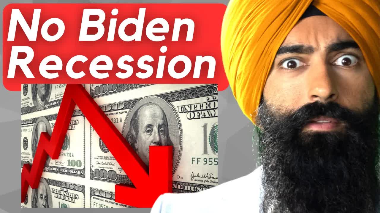 Video thumbnail for minority mindset: biden says no recession? understanding inflation, interest rates & the economy