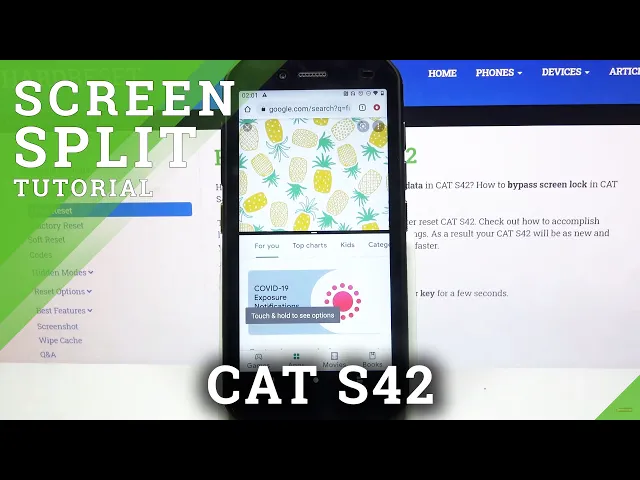 Video thumbnail for How to Use Split Screen Feature in Cat S42 - Divide Display