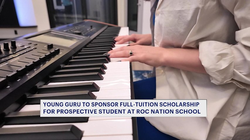 Video thumbnail for Young Guru to sponsor full-tuition scholarship at Roc Nation school