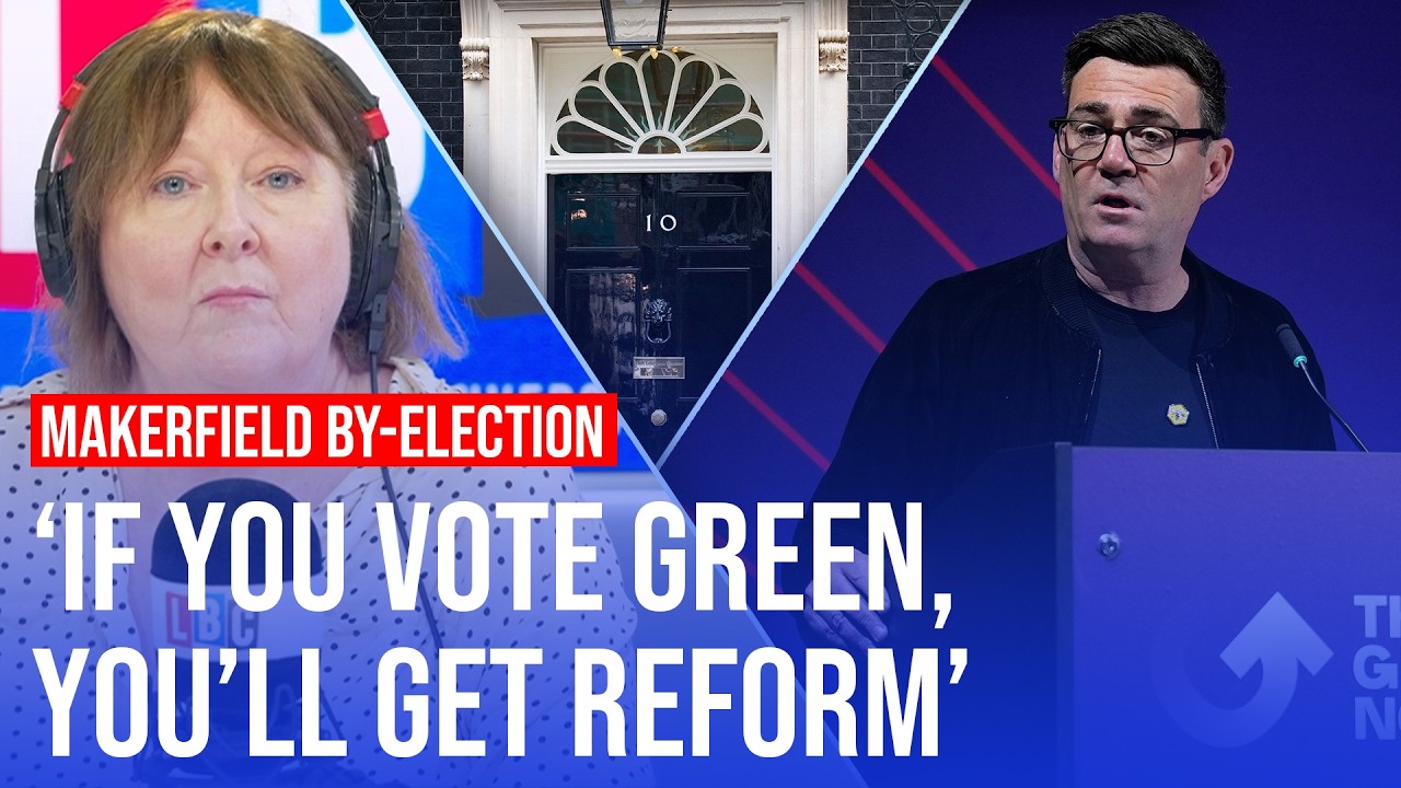 Video thumbnail for Will the Makerfield by-election be a Labour referendum? LBC callers react