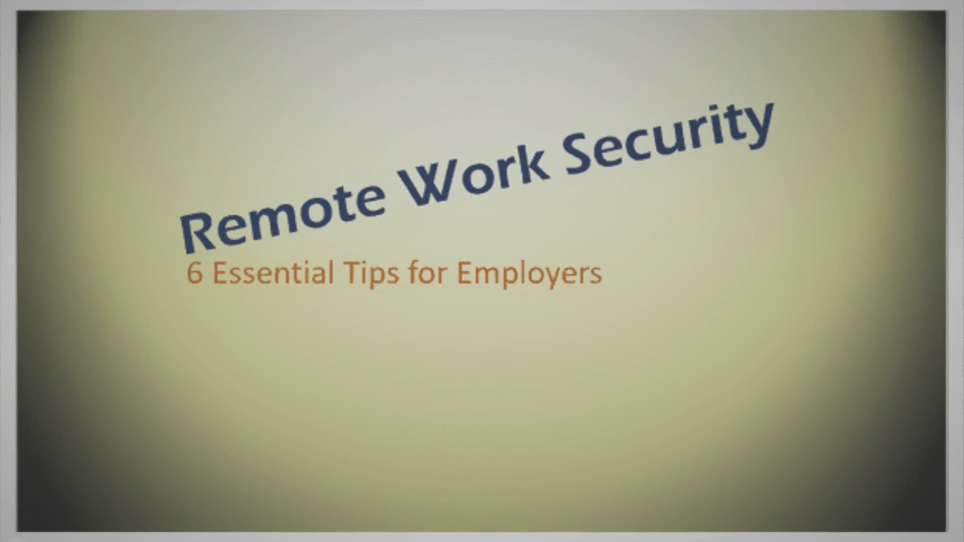 Video thumbnail for Remote Work Security 2023: Top Risks and How to Mitigate Them