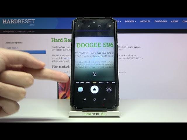 Video thumbnail for Turn On/Off Watermark on Photos - Camera Additional Options on DOOGEE S96 Pro