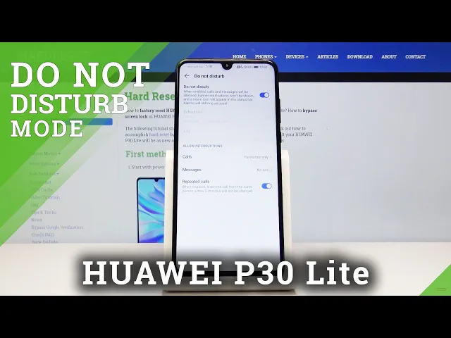Video thumbnail for How to Enter DND in HUAWEI P30 Lite – Do Not Disturb Mode