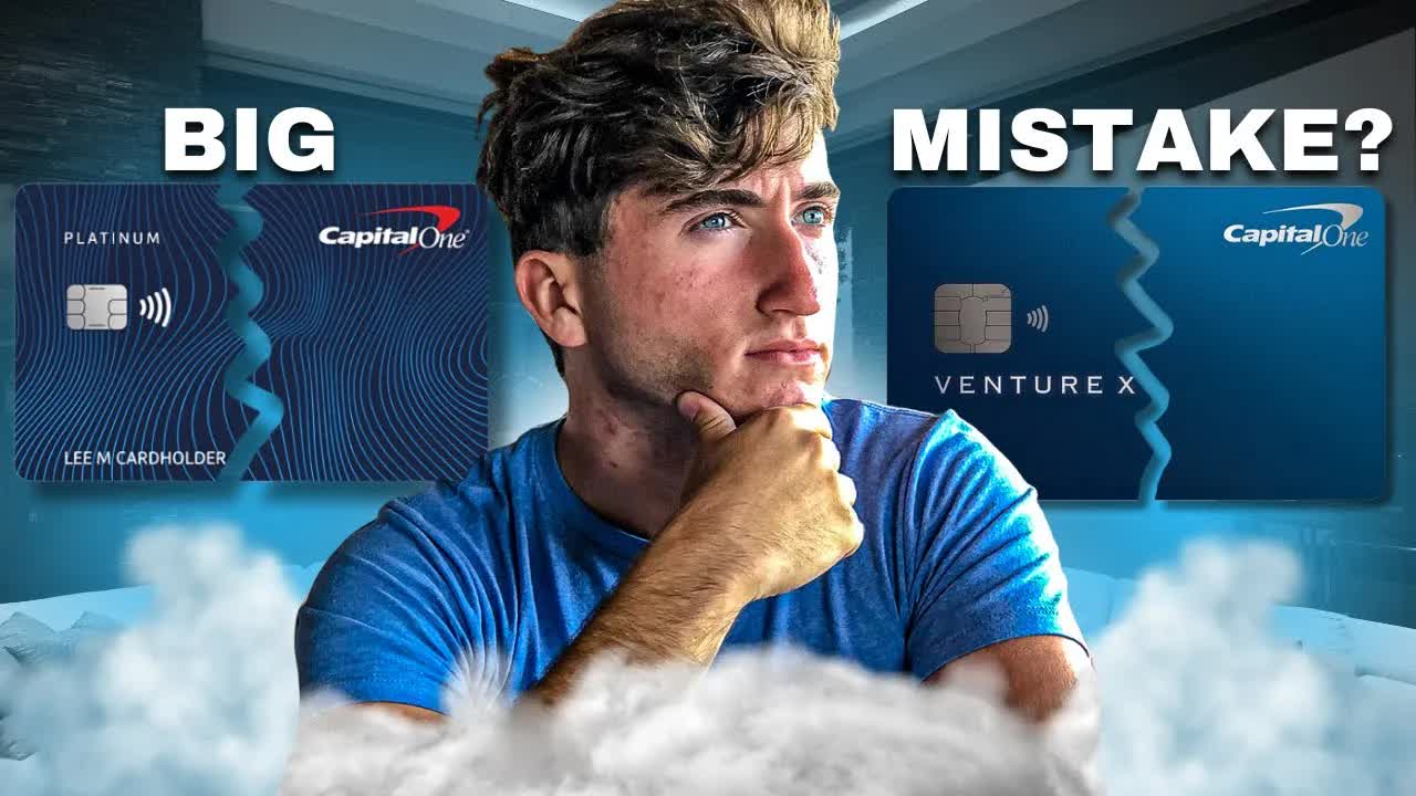 Video thumbnail for Anthony Venture: capital one regrets? my credit card journey & chase 5/24