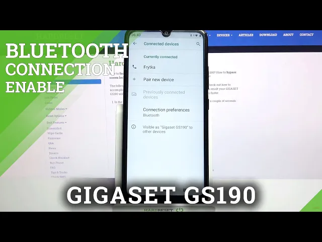 Video thumbnail for GIGASET GS190 and Data Sharing – Bluetooth Connection Managing