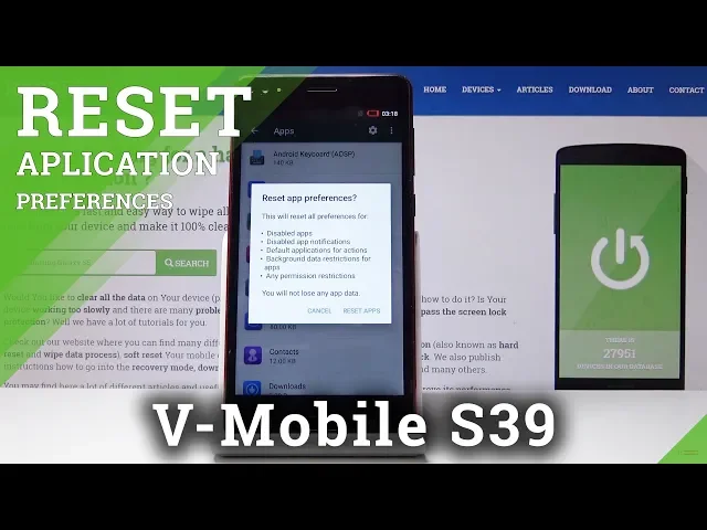 Video thumbnail for V-MOBILE S39 RESET APP PREFERENCES