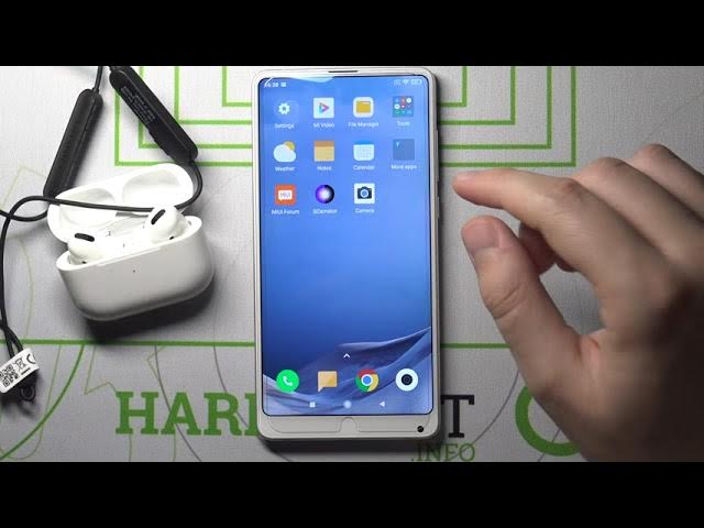 Video thumbnail for XIAOMI Mi Mix 2S with Huawei AM61 Wireless Earbuds - Link with Headphones