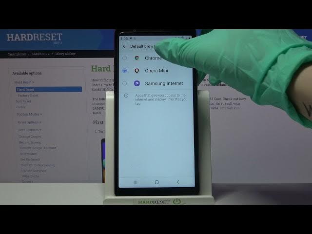 Video thumbnail for How to Change Default Apps Samsung Galaxy A3 Core –  Manage Default Apps
