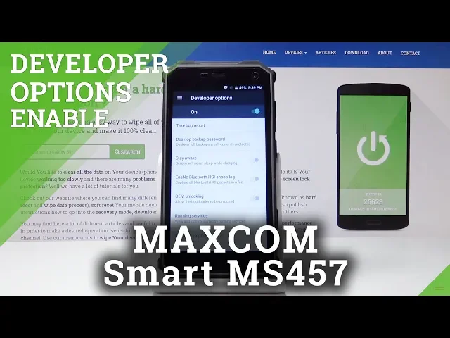 Video thumbnail for How to Enable Developer Options in MAXCOM Smart MS457 Strong - Become a Developer