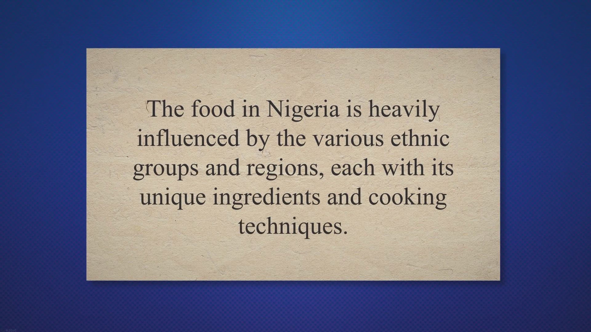 'Video thumbnail for Discovering the Best Nigerian Food Dishes: From Traditional Favorites to Modern Fusion Recipes'