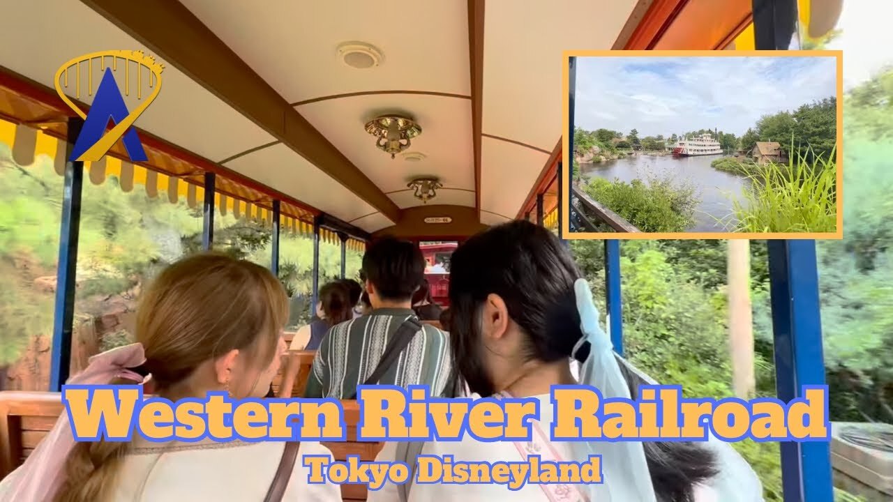 Video thumbnail for Ride On The Western River Railroad Tokyo Disneyland