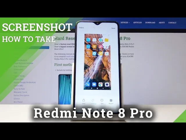Video thumbnail for How to Take Screenshot in XIAOMI Redmi Note 8 - Save Screen / Snapshot