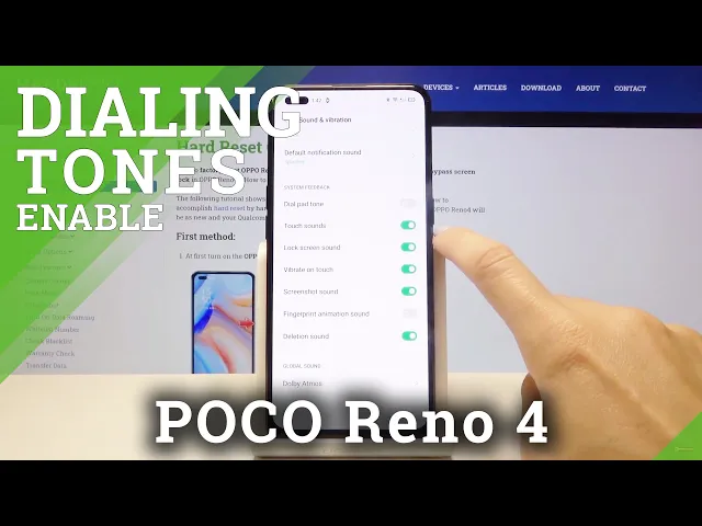 Video thumbnail for How to Enable Dial Pad Tones in OPPO Reno 4 - Turn On/Off Keypad Sounds