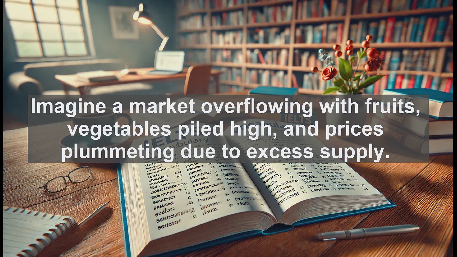 'Video thumbnail for 2000 Must Know IELTS 9.0 Vocabulary - Mastering 'Glut': Boost Your IELTS Score with This Versatile Word'