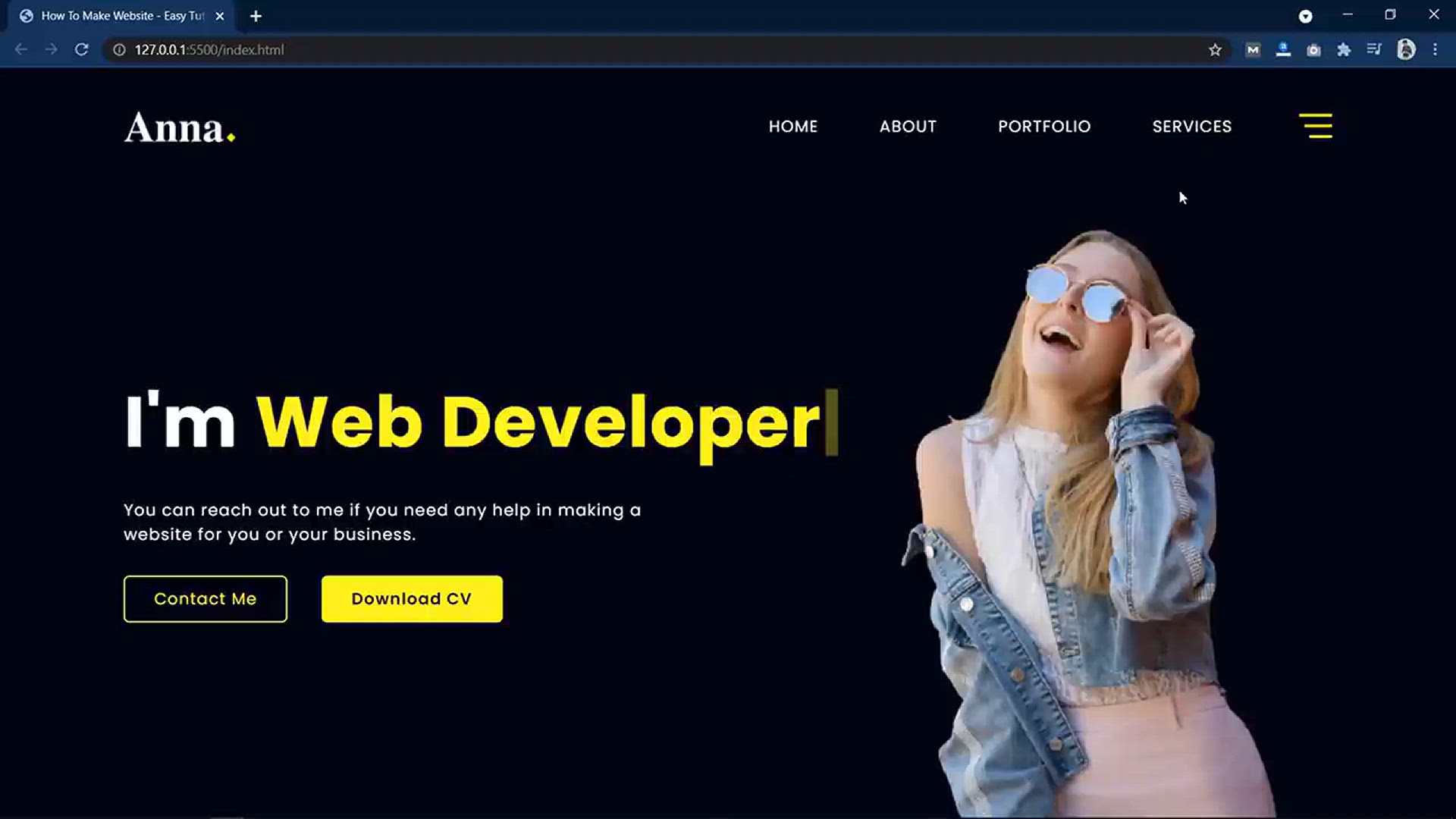 'Video thumbnail for How To Make Website With Auto Typing Text Effect Using HTML CSS JavaScript'