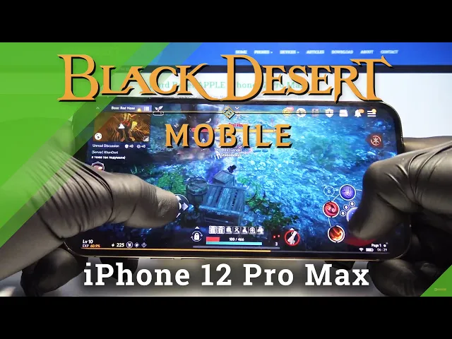 Video thumbnail for iPhone 12 Pro Max Black Desert Gameplay