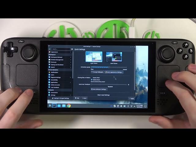 Video thumbnail for Steam Deck - How To Change Desktop Dark & light Mode