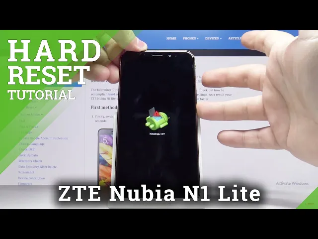 Video thumbnail for ZTE Nubia N1 Lite HARD RESET / BYPASS PASSWORD