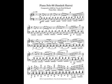 Video thumbnail for Claude Ziad El-Bayeh - Piano Solo 66 (Samkeh Harra) - Composed in 2008