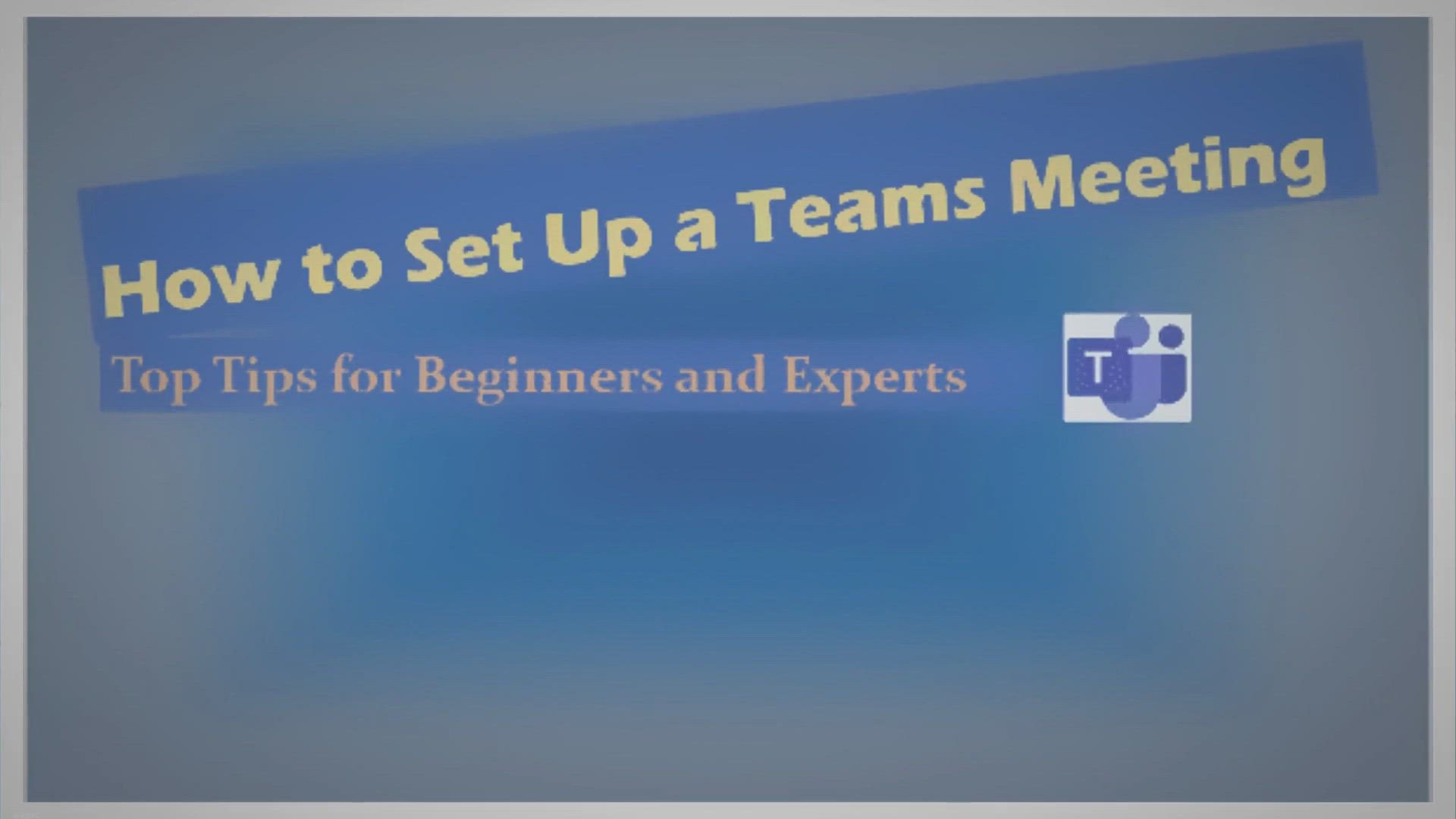 Video thumbnail for How to Set Up a Teams Meeting: A Step-by-Step Guide