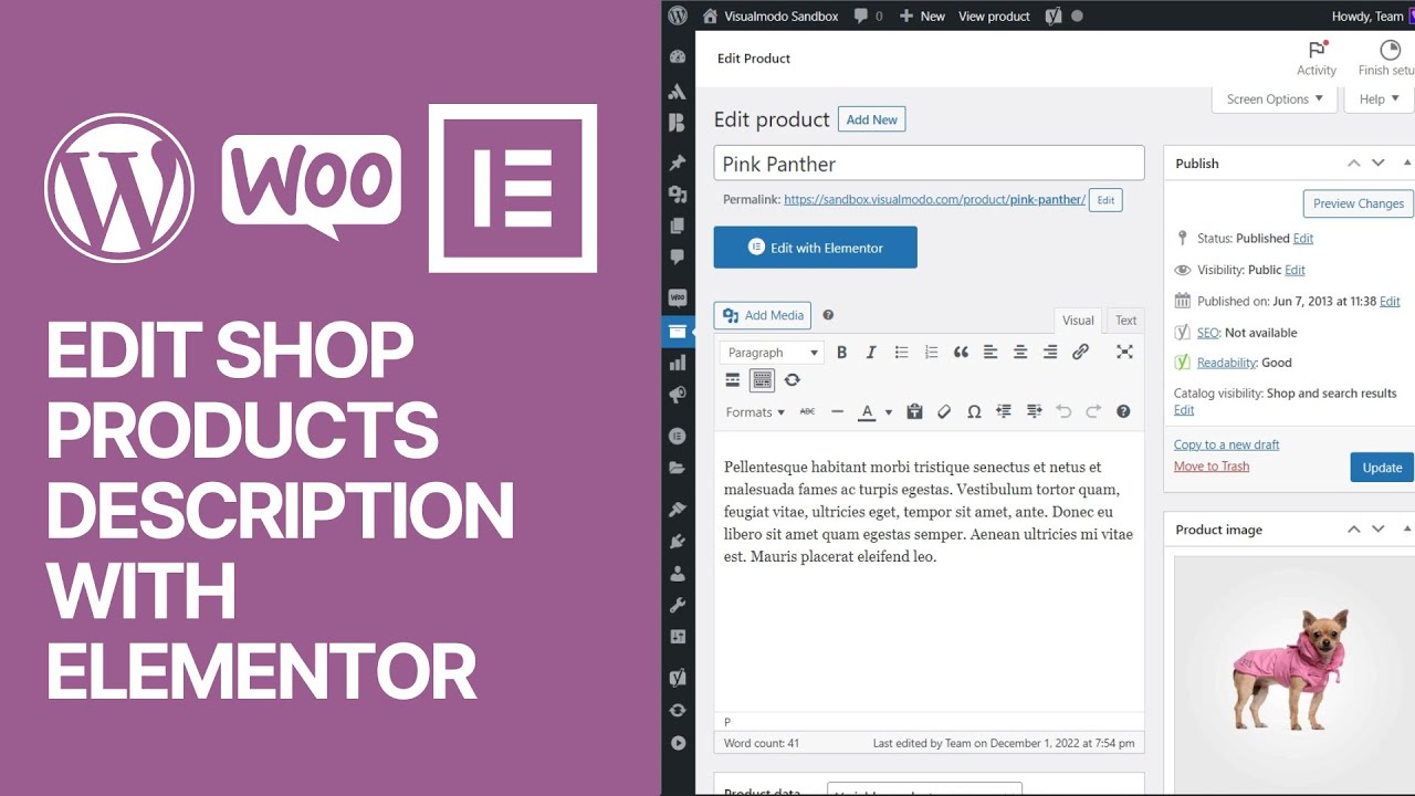 'Video thumbnail for How To Edit or Change WooCommerce Products Description Using Elementor WordPress Plugin_ Tutorial 🛒'