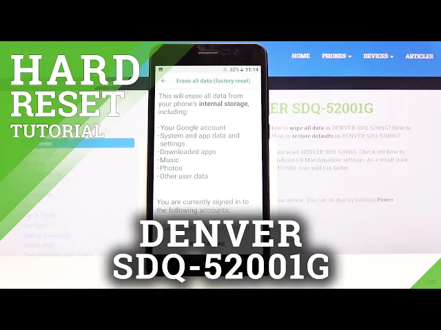 Video thumbnail for How to Hard Reset DENVER SDQ-52001G – Reset Settings / Wipe Data