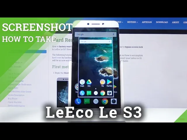 Video thumbnail for How to Take Screenshot in LeEco Le S3 – Capture Display Method