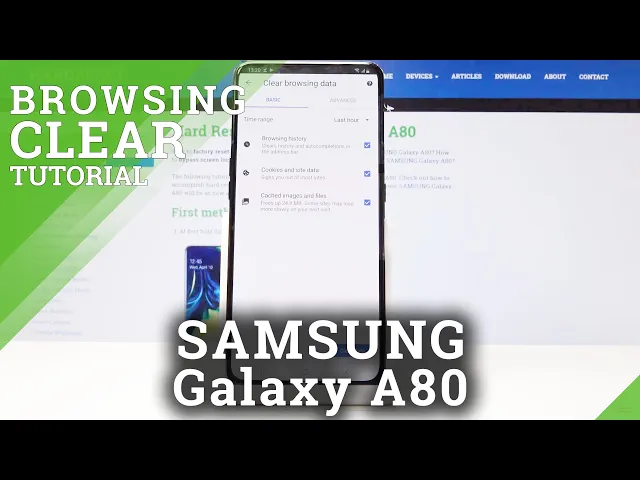 Video thumbnail for How to Delete Browsing Data in SAMSUNG Galaxy A80 - Clear Browser Storage