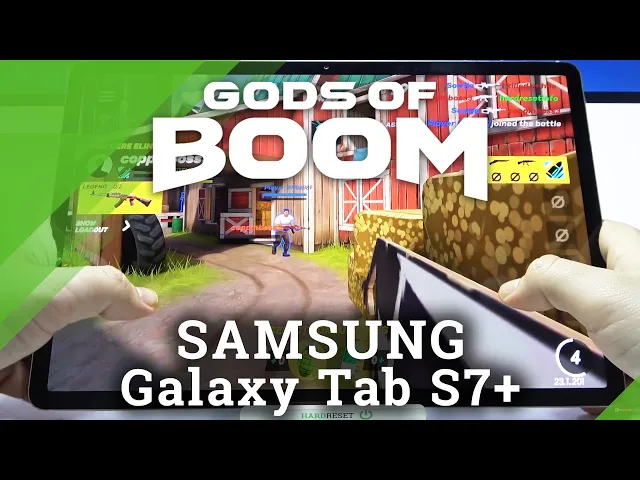 Video thumbnail for Gods of Boom Gameplay on SAMSUNG Galaxy Tab S7+ - Gaming Test