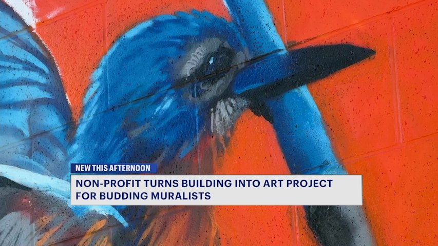 Video thumbnail for Bridgeport mural painting program aims to beautify city, inspire young artists