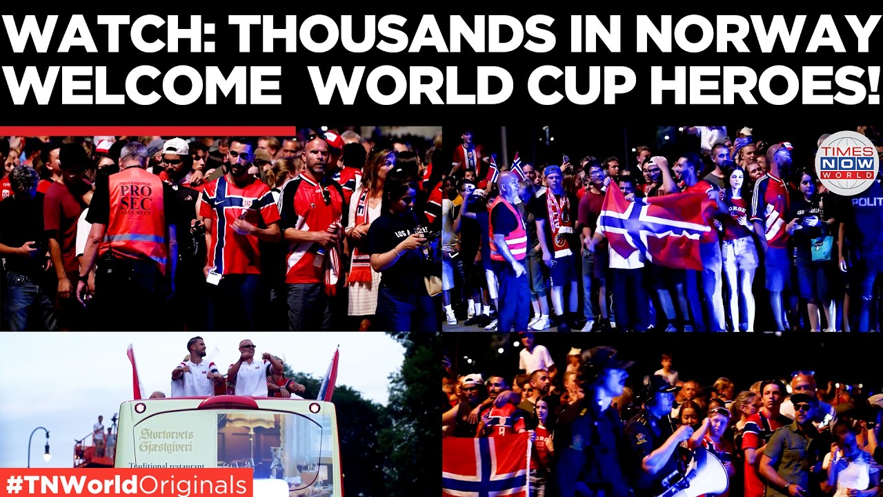 Video thumbnail for WORLD CUP 2026: 100,000 Fans Flood Oslo for Norway’s Historic World Cup Homecoming Parade!