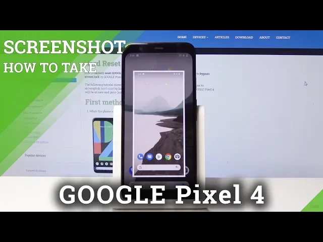 Video thumbnail for How to Take Screenshot in GOOGLE Pixel 4 - Save & Share Screenshot