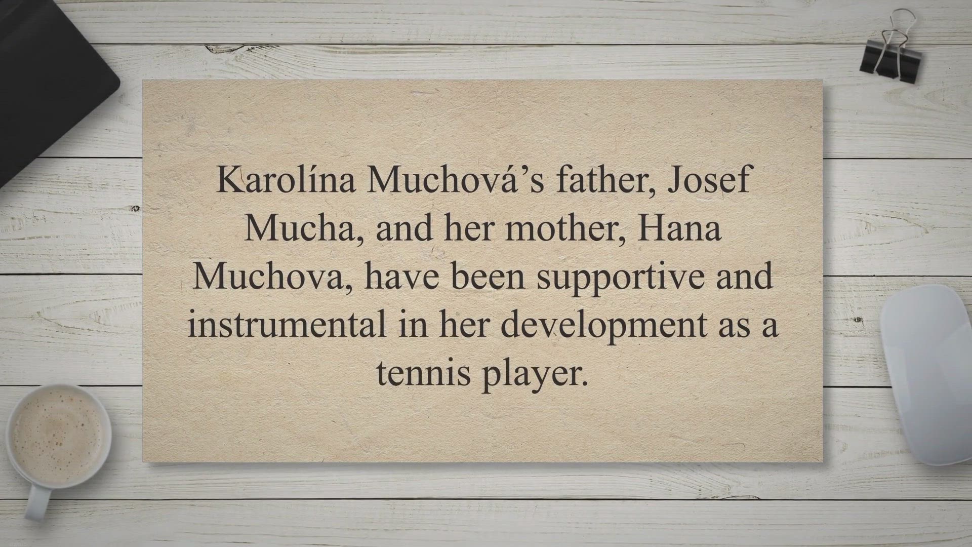 Video thumbnail for Karolína Muchová Parents: Meet Josef Mucha and Hana Muchova