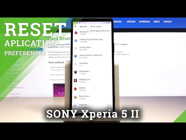 Video thumbnail for How to Bring Back App Defaults in Sony Xperia 5 II - Reset App Preferences