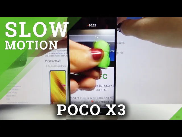 Video thumbnail for How to Record Slowmotion in POCO X3