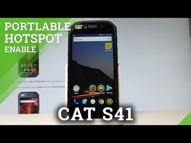Video thumbnail for How to Use Portable Hotspot in CAT S41 - Wi-Fi Hotspot |HardReset.info