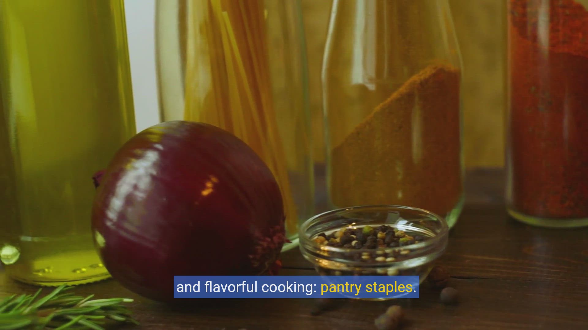 'Video thumbnail for Stock Your Kitchen: Essential Pantry Staples for Every Cook'