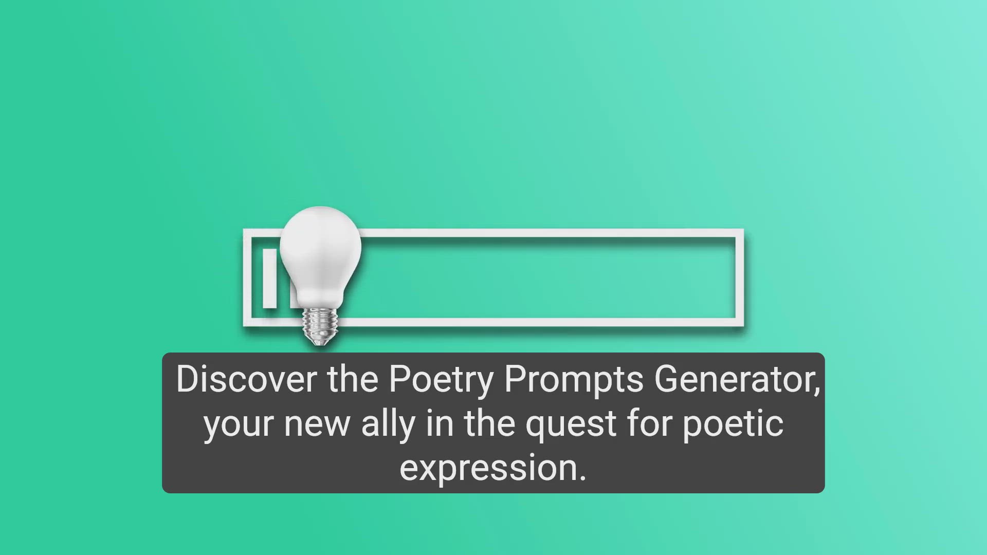 'Video thumbnail for Free Poetry Prompts Generator'