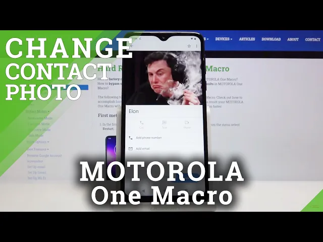 Video thumbnail for How to Add Photo to Contact in MOTOROLA One Macro – Personalize Contacts in MOTOROLA