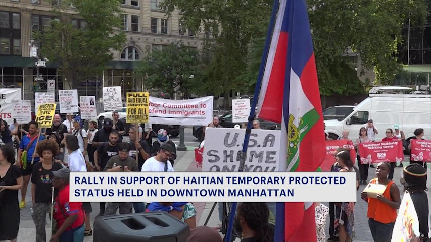 Video thumbnail for 'We belong here.' Rally held in support of Haitian Temporary Protected Status