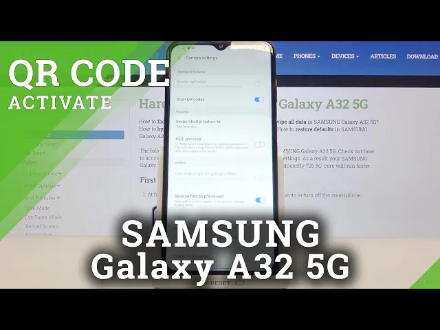 Video thumbnail for How to Allow Camera to Scan QR Codes in SAMSUNG Galaxy A32 5G – Find QR Scanner