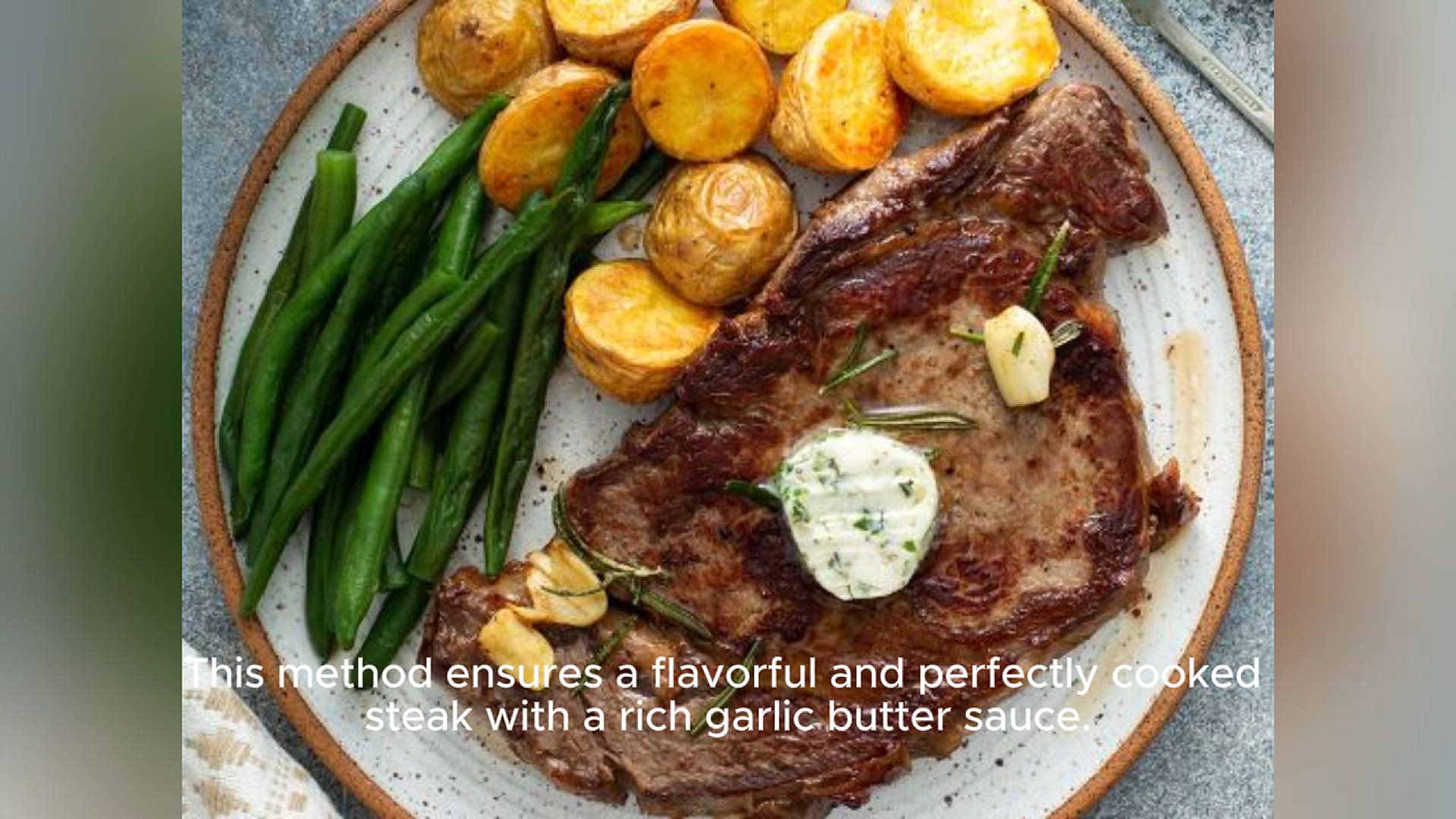 Video thumbnail for steak recipe