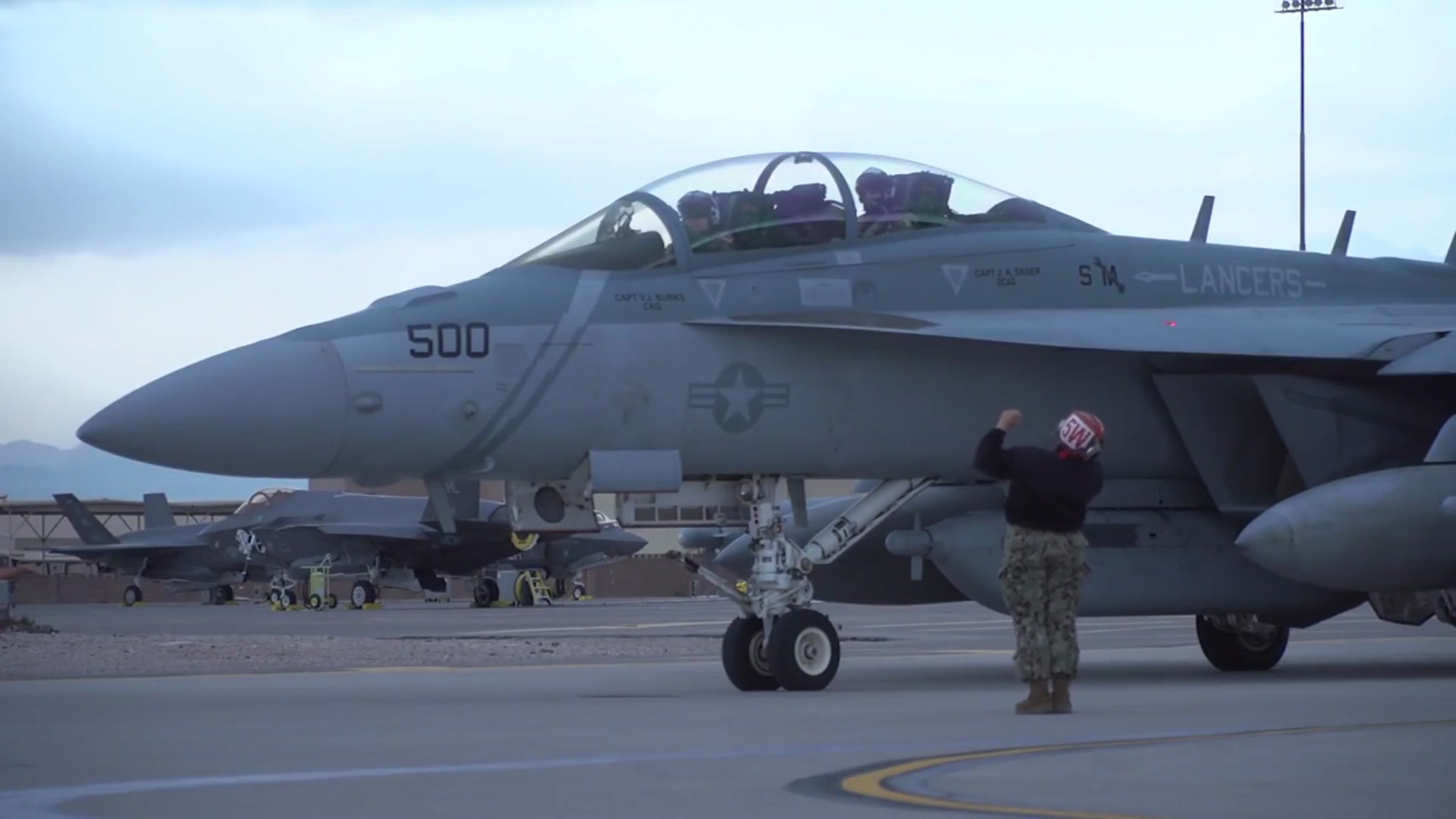 'Video thumbnail for 64th Aggressor F-16s & Aerial Cockpit View • Red Flag 2019'