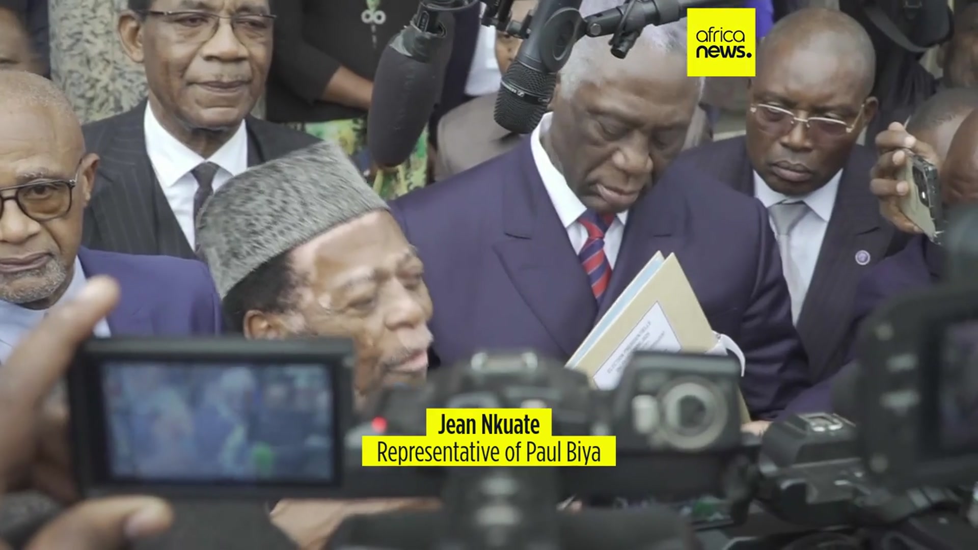 'Video thumbnail for Cameroon's presidential election gathers momemtum as candidates file for the October vote'