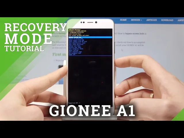 Video thumbnail for GIONEE A1 RECOVERY MODE / How to Enter & Quit GIONEE Recovery