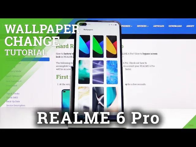 Video thumbnail for How to Change Wallpaper in Realme 6 Pro – Display Settings
